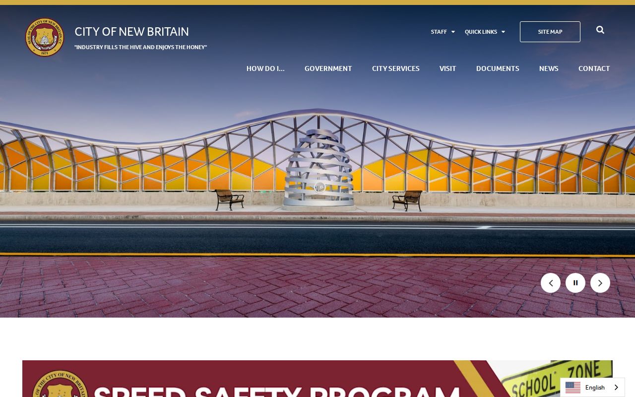 New Britain City Hall website for city warrant records context