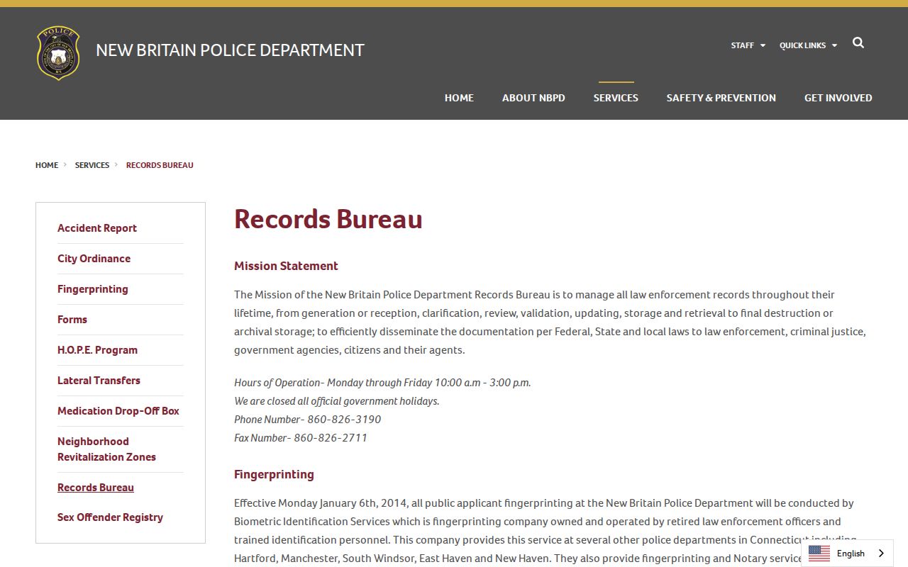 New Britain County warrant records bureau access